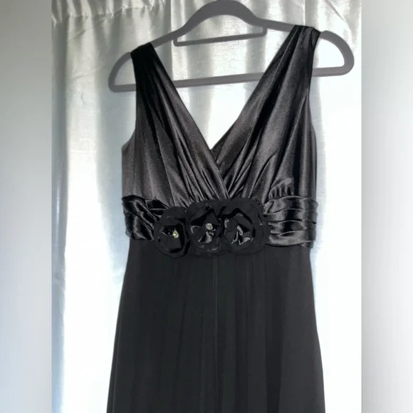Bill Levkoff Black Long Evening Gown - Picture 2 of 3